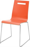 BHO VERGADERSTOEL - ZONDER ARMLEGGER - HOUTEN KUIP - ZWART - WALNOOT HOUT - 4 POOTS ONDERSTEL VIERKANT 20X20 - GEEN STOFFERING-13