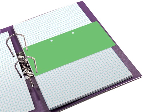 Scheidingsstrook Oxford Duo 240x105mm groen 60 stuks-2