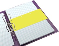 Scheidingsstrook Oxford Duo 240x105mm geel 60 stuks-2