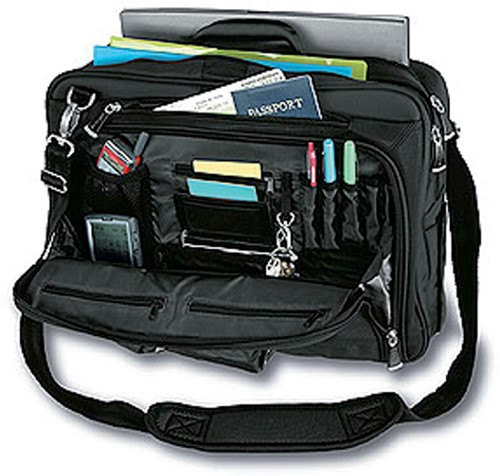 Laptoptas trolley Kensington contour 17" zwart-2