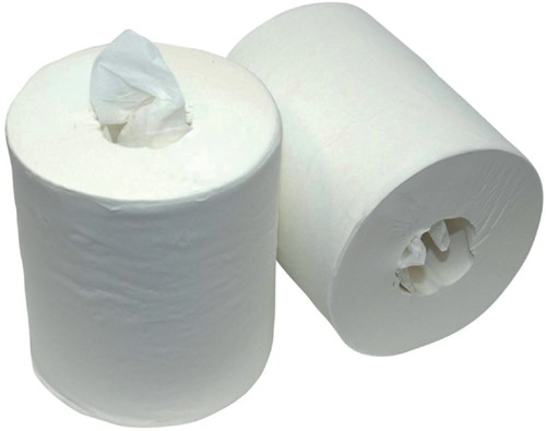 Poetspapier Cleaninq medium 1-laags 275m wit