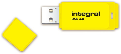 USB stick 3.0 Integral Neon USB-A 64GB geel-2