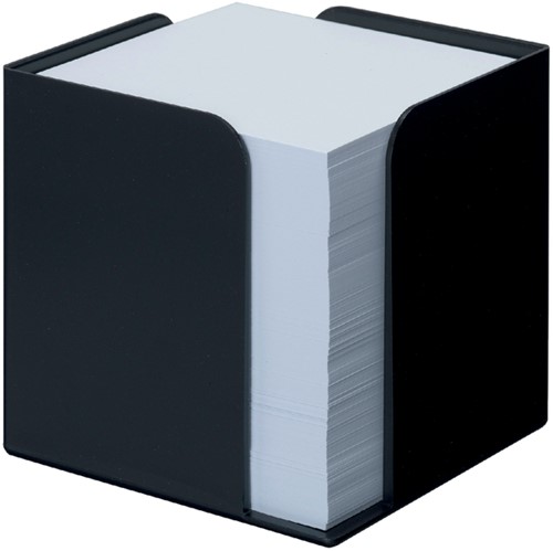 Memokubus Djois Re-Solution recycled 95x95x95mm + 700vel zwart