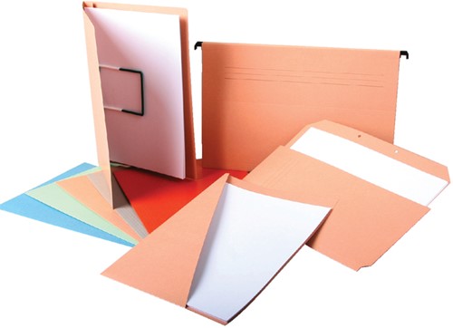 Insteekmap Quantore driehoek ICN1 219x330mm 225gr chamois-2