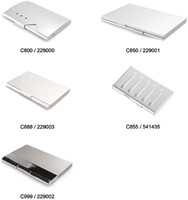 Visitekaartenhouder metaal/chroom-2