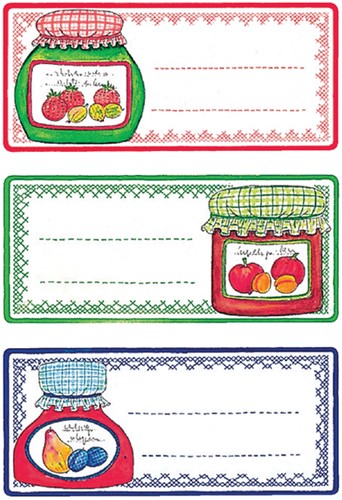 Etiket HERMA 3766 keuken weckpot