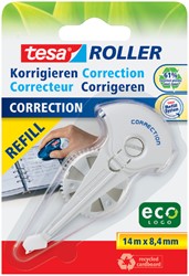 Correctietape navulling tesa® ecoLogo® 14mx8,4mm op blister