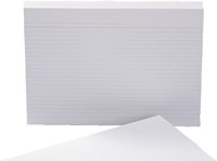 Systeemkaart Aurora 200x125mm lijn met rode koplijn 210gr wit 100 vel-3