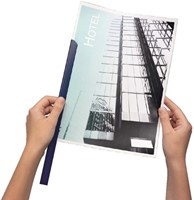 Klemrug Durable A4 3mm 30 vellen donkerblauw