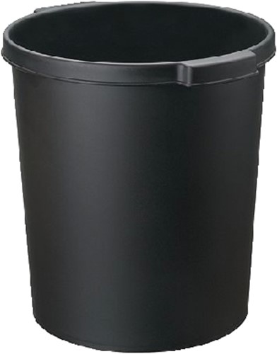 Papierbak Djois Re-Solution 15liter met griprand zwart