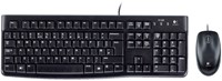 Toetsenbord Logitech K120 Qwerty + muis USB zwart