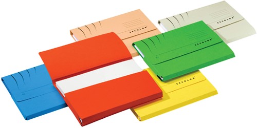 Pocketmap Secolor folio 100% gerecycled karton 250gr blauw-2