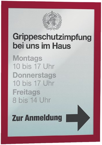 Duraframe Durable 487203 A4 rood 2 stuks