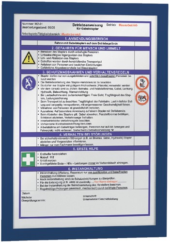 Duraframe Durable 487207 A4 donkerblauw 2 stuks