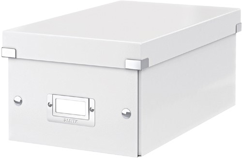 DVD-opbergdoos Leitz Click & Store WOW  gerecycled karton 206x147x352mm wit