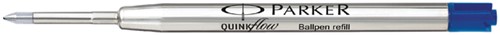 Balpenvulling Parker Quinkflow fijn blauw blister à 1 stuk-2