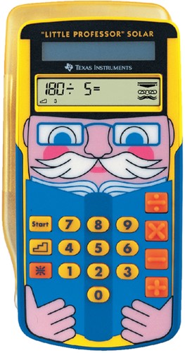 Rekenmachine TI little professor solar