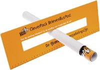 Verzendkoker CleverPack A3 330x29.5mm met doppen wit pak à 5 stuks-3