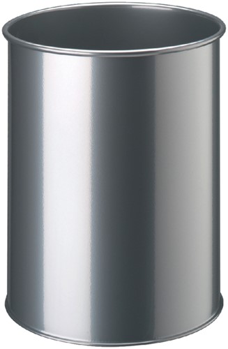 Papierbak Durable 3301-23 15 liter rond zilver