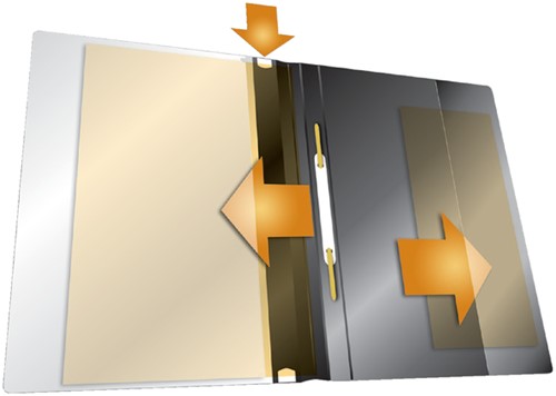 Snelhechtamp Durable Duraplus A4 donkerblauw-2