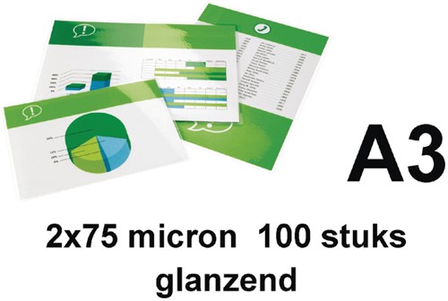 Lamineerhoes GBC A3 2x75micron 100stuks