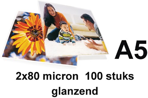 Lamineerhoes GBC A5 2x80micron 100stuks