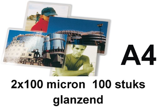 Lamineerhoes GBC A4 2x100micron 100stuks
