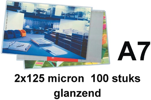 Lamineerhoes GBC A7 2x125micron 100stuks