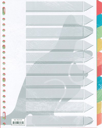 Tabbladen Kangaro 23-gaats PE405M 5-delig assorti karton-3