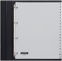 Tabbladen Quantore A4 4-gaats 20-delig met alfabet breed PP-2