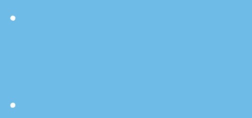 Scheidingsstrook Qbasic 240x105mm 50 stuks blauw