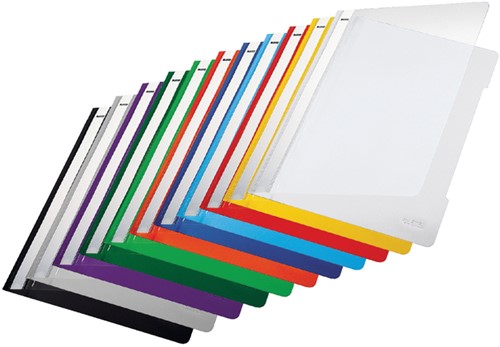 Snelhechter Leitz Standaard A4 gerecycled PP rood-2