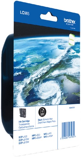 Inktcartridge Brother LC-985BKBP zwart