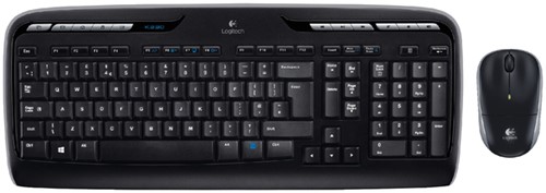 Toetsenbord Logitech MK330 Qwerty +muis zwart