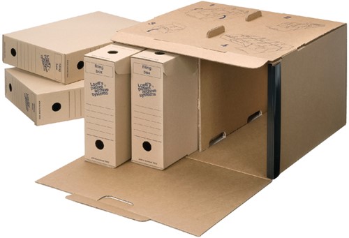 Archiefdoos Loeff Filing Box 3003 folio 345x250x80mm karton-2