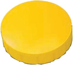 Magneet MAUL Solid 20mm 300gr geel 10 stuks