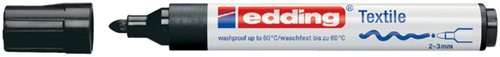 Textielmarker edding 4500 rond 2-3mm zwart