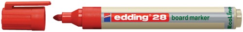 Whiteboardmarker edding 28 EcoLine rond 1.5-3mm rood