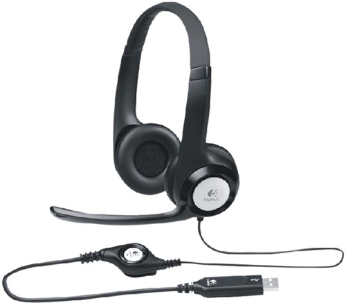 Headset Logitech H390 Over Ear zwart