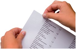 Indicatie ruiterstroken Jalema Jockey 100mm wit 50 vel