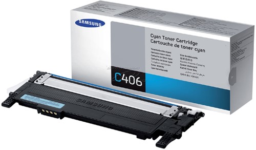 Tonercartridge Sam/hp CLT-C406S blauw
