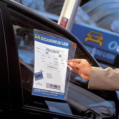 Presenteerhoes Djois Signage A4 PP zelfklevend 10 stuks-2