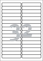 Etiket Avery L6031REV-25 96x16.9mm afneembaar wit 800 stuks-2