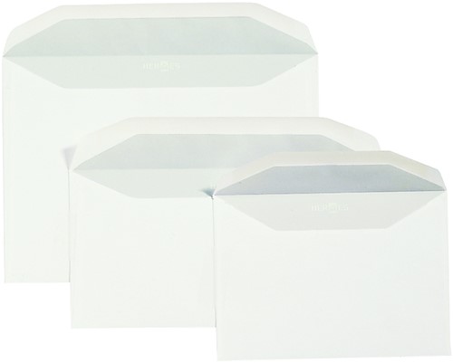 Envelop Quantore bank C6 114x162mm zelfklevend wit 100 stuks-2