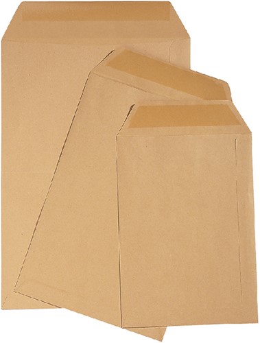 Envelop Quantore akte EC4 240x340mm bruinkraft 250 stuks-2