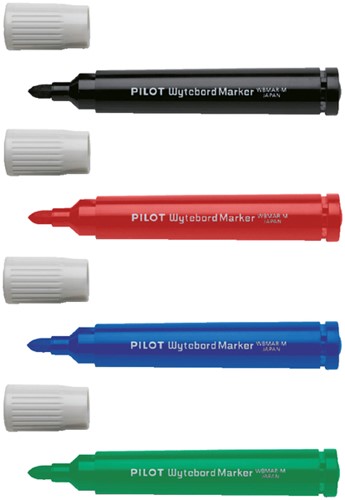 Whiteboardmarker PILOT 5071 WBMAR rond medium groen-2