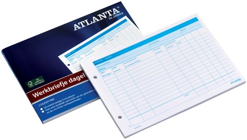 Werkbrief Djois Atlanta A5 dagelijks 50vel