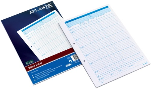 Weekstaat Djois Atlanta A4 297x210mm 70gr 50vel