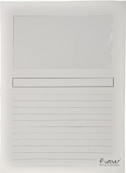 Venstermap Exacompta Forever L-model 120gr wit 100 stuks