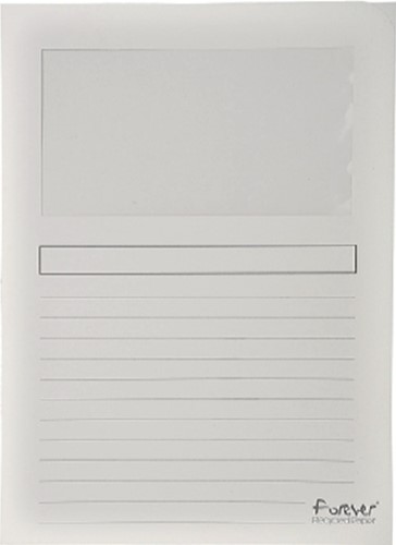 Venstermap Exacompta Forever L-model 120gr wit 100 stuks